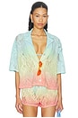 view 1 of 4 Ocean Drift Octavia Top in Pastel Blue