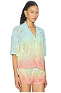view 2 of 4 Ocean Drift Octavia Top in Pastel Blue