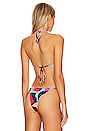 view 4 of 5 Balmy Reversible Bikini Top in Multicolor