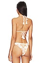 view 4 of 5 Balmy Reversible Bikini Top in Mehndi Hena