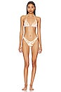 view 5 of 5 Balmy Reversible Bikini Top in Mehndi Hena