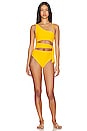 view 1 of 5 Stunning Reversible One Piece in Yellow