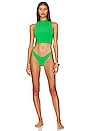 view 5 of 5 Ipanema Reversible Bikini Top in Green