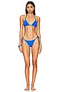 view 5 of 5 Sunning Reversible Bikini Bottom in Blue