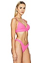 view 3 of 6 Reversible Parade Bikini Top in Pink