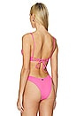 view 4 of 6 Reversible Parade Bikini Top in Pink