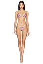 view 5 of 5 Reversible Balmy Bikini Top in Brown