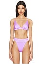 view 1 of 5 Reversible Ivy Bikini Top in Purple