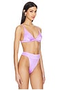 view 3 of 5 HAUT DE MAILLOT DE BAIN IVY in Purple