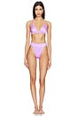 view 5 of 5 HAUT DE MAILLOT DE BAIN IVY in Purple