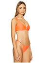 view 3 of 5 Reversible Victoria Bikini Top in Orange