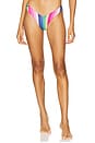 view 1 of 1 Candy Stripes Valerya Bikini Bottom in Dark Blue