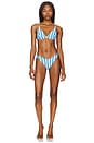 view 4 of 4 Splendour Bikini Bottom in Bright Blue
