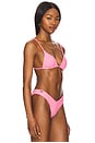 view 3 of 5 Upbraid Bikini Top in Taffy Pink