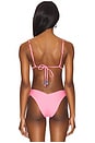 view 4 of 5 Upbraid Bikini Top in Taffy Pink