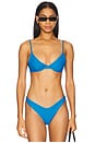view 1 of 6 Dainty Bikini Top in Bright Blue