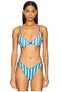 view 2 of 6 Dainty Bikini Top in Bright Blue