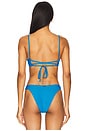 view 4 of 6 Dainty Bikini Top in Bright Blue