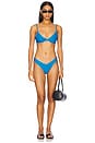 view 5 of 6 Dainty Bikini Top in Bright Blue
