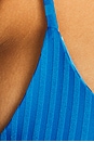 view 6 of 6 Dainty Bikini Top in Bright Blue
