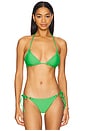 view 1 of 5 Balmily Bikini Top in Green