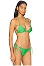 view 3 of 5 Balmily Bikini Top in Green