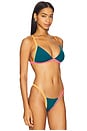 view 3 of 5 HAUT DE MAILLOT DE BAIN RIPPLE in Green