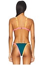 view 4 of 5 HAUT DE MAILLOT DE BAIN RIPPLE in Green