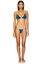 view 5 of 5 HAUT DE MAILLOT DE BAIN RIPPLE in Green