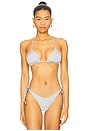 view 1 of 4 Balmy Bikini Top in Silver