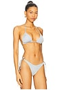 view 2 of 4 Balmy Bikini Top in Silver