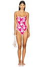 view 2 of 4 Cirsium One Piece Swimsuit in Red