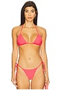 view 1 of 5 Balmy Bikini Top in Red