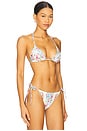 view 3 of 5 Alana Bikini Top in Open White