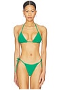 view 1 of 4 TOP BIKINI TRIANGULAR JAMAICA BLISS BALMY in Bright Green