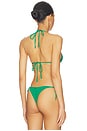 view 3 of 4 TOP BIKINI TRIANGULAR JAMAICA BLISS BALMY in Bright Green
