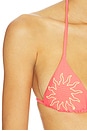 view 5 of 5 Sunset Punch Balmy Bikini Top in Bright Red