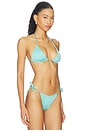 view 2 of 4 Indigo Veil Balmy Bikini Top in Pastel Blue