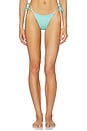 view 1 of 5 Indigo Veil Sunflash Bikini Bottom in Pastel Blue