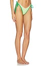 view 2 of 4 Green Symphony Dreams Bikini Bottom in Bright Green