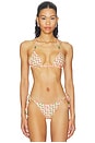 view 1 of 6 Blush Tide Balmy Bikini Top in Open Yellow