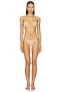 view 5 of 6 Blush Tide Balmy Bikini Top in Open Yellow