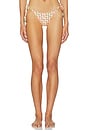 view 1 of 6 Blush Tide Sunflash Bikini Bottom in Open Yellow