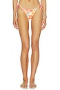 view 1 of 5 Cosmic Tropic Sunflash Bikini Bottom in Open Pink