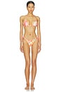 view 5 of 5 Cosmic Tropic Sunflash Bikini Bottom in Open Pink