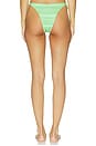 view 3 of 6 BAS DE MAILLOT DE BAIN AVEC LIENS À NOUER CÔTÉS GREEN SYMPHONY SUNFLASH in Pastel Green