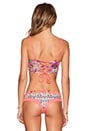 view 4 of 5 Underwire Tie Back Crop Bikini Top in Multicolor