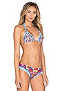 view 2 of 4 Triangle Bikini Top in Tassels & Tiles