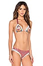 view 2 of 4 Boho Passenger Bikini Top in Rust Multi