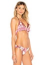 view 2 of 4 TOP BIKINI SLIDING TRIANGLE in Andalusia Frills